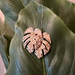 Monstera Earrings
